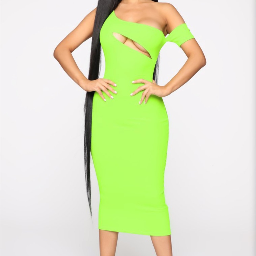 Cut out midi dress